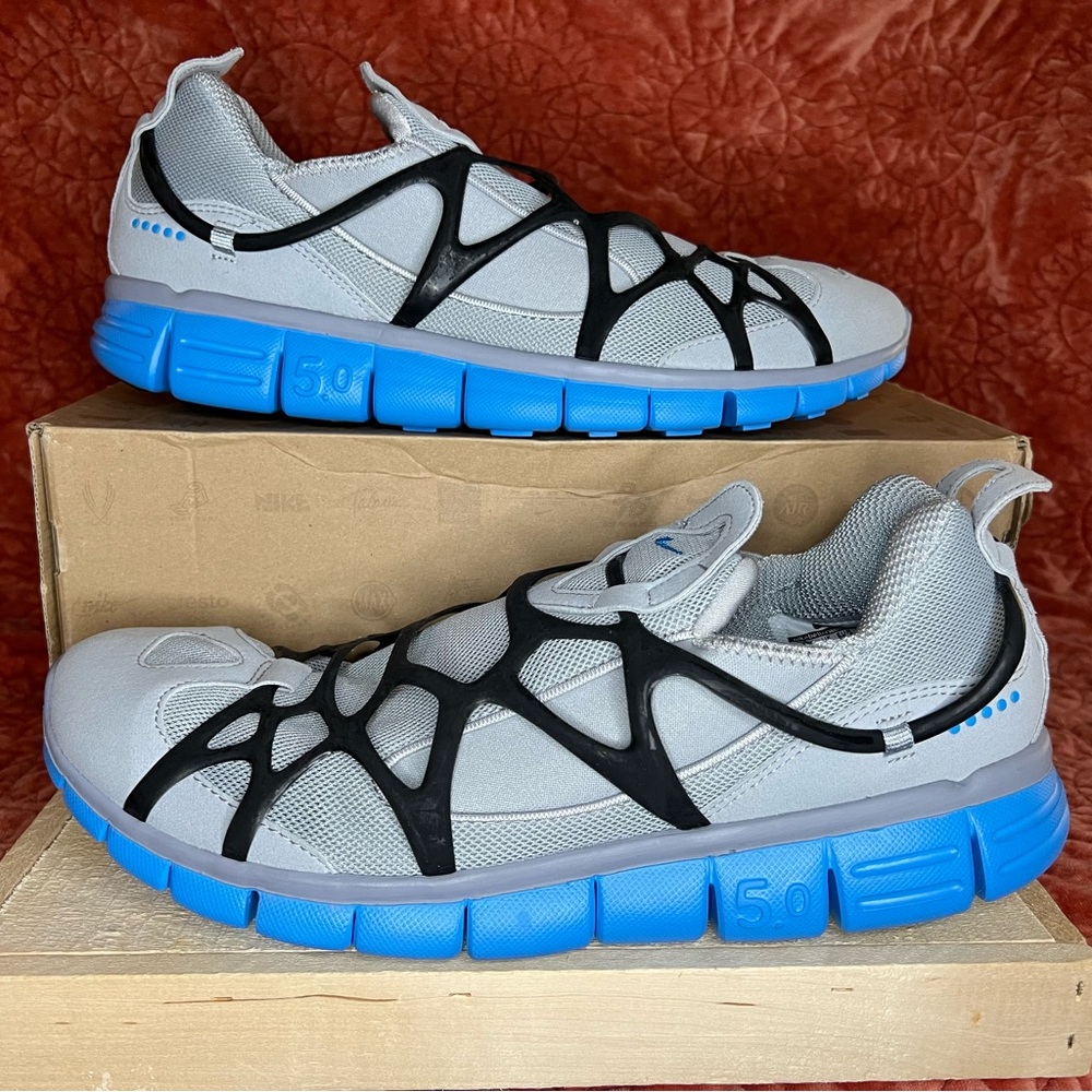 NWB Nike Free Kukini 5.0 Wolf Grey/Black Stealth Men’s Size 13 - 511444-014